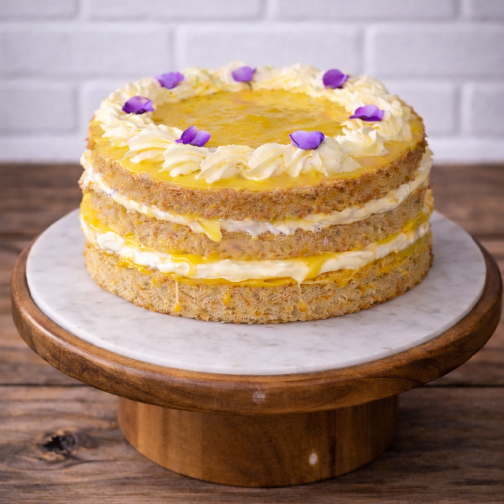 GF Passionfruit & Almond Meringue