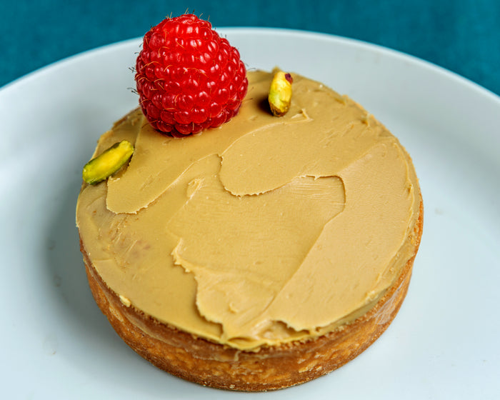 Almond Pistachio & Raspberry Tart