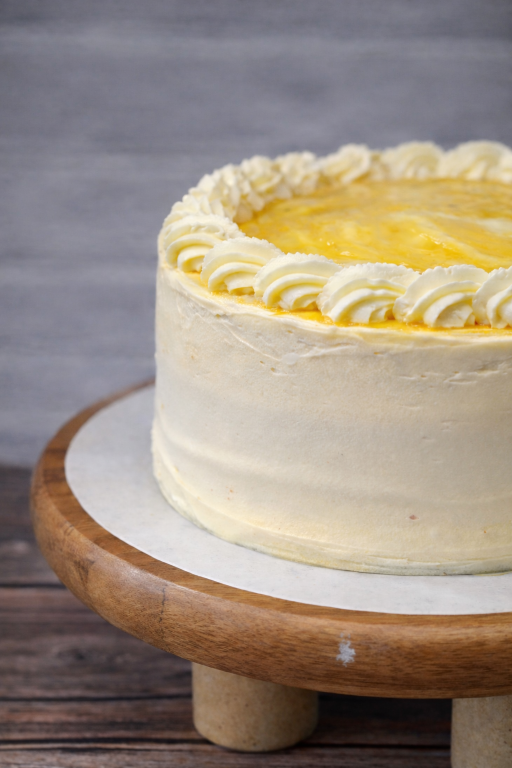 Passionfruit Sponge Cake
