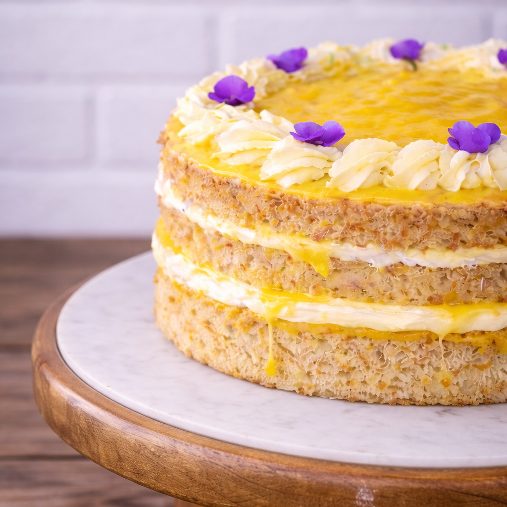 GF Passionfruit & Almond Meringue