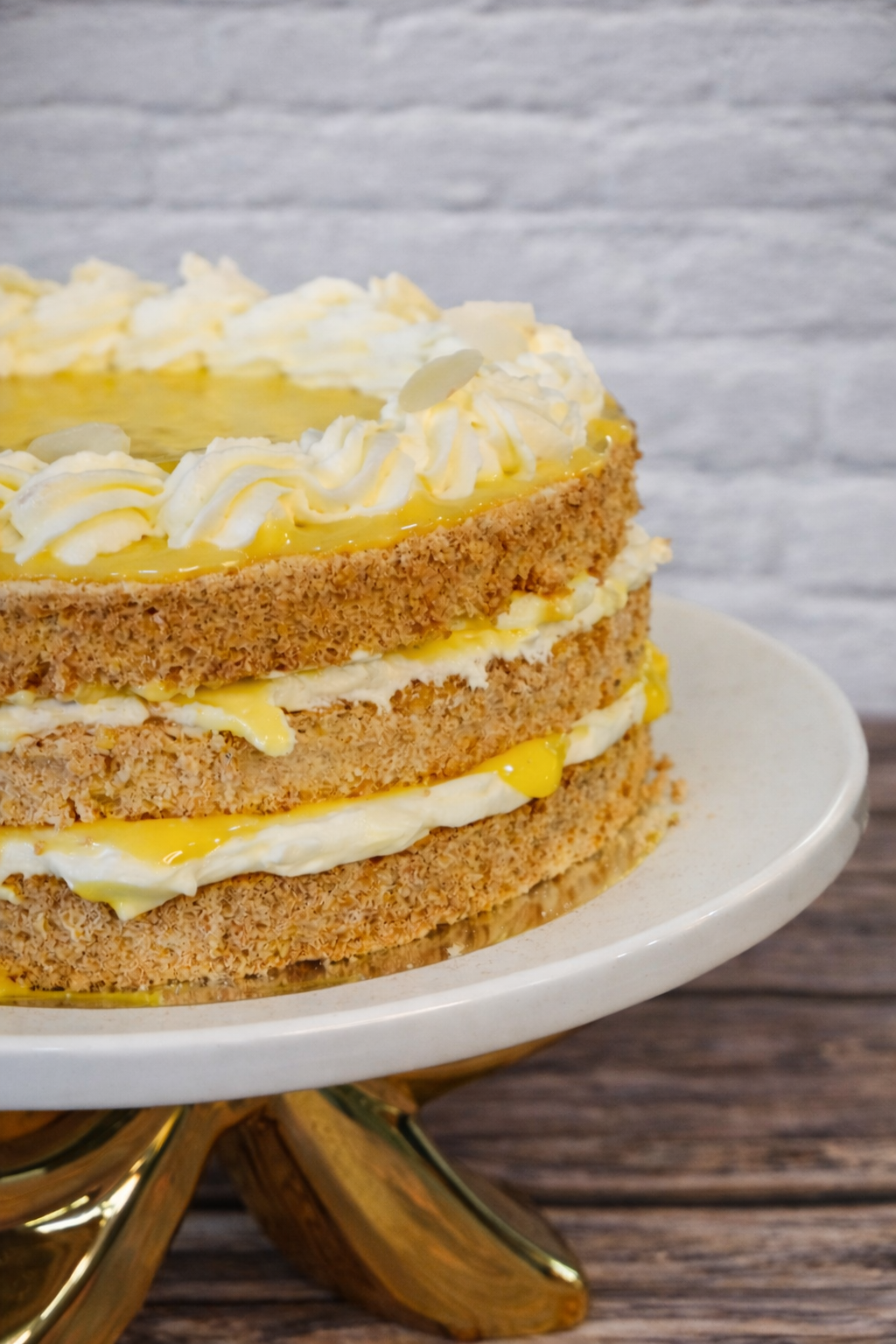 Passionfruit & Almond Meringue - GF